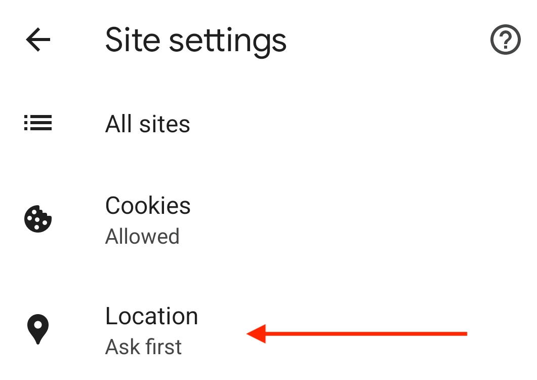 Android-Chrome-allow-location-sharing