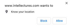 Chrome-allow-location-sharing