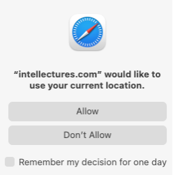 Safari-allow-location-sharing