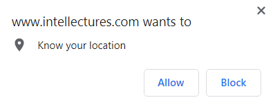 Chrome-allow-location-sharing